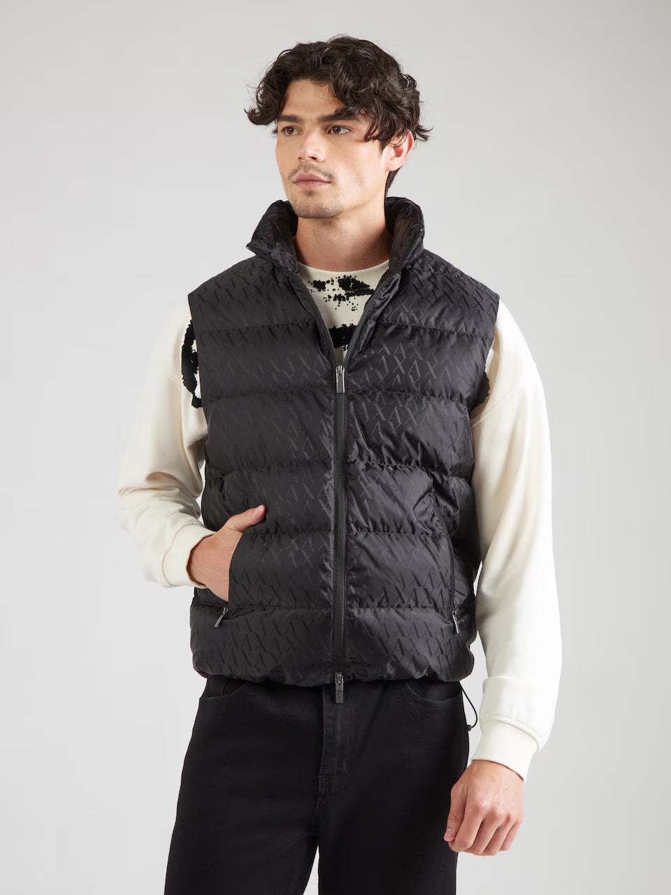 Vestă ARMANI EXCHANGE pe Negru