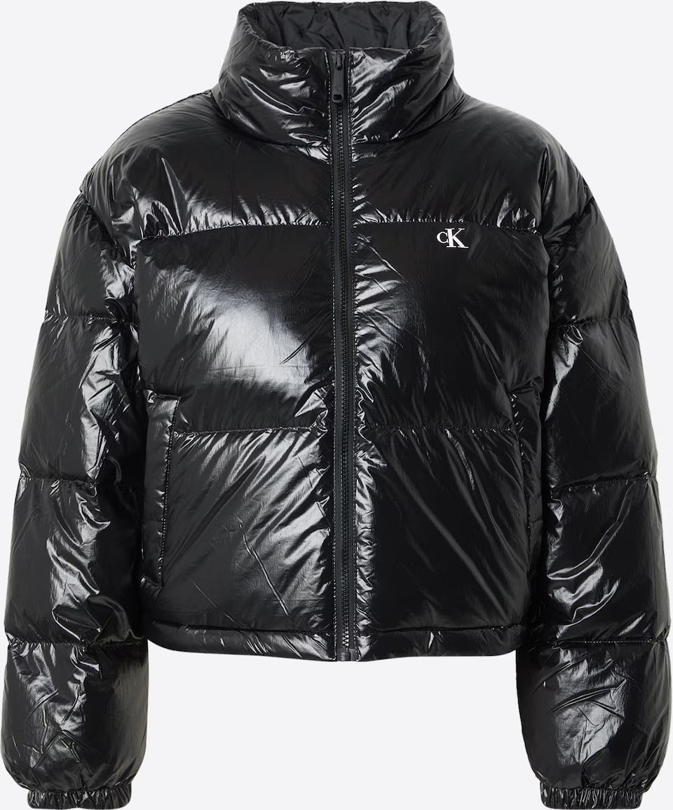 Geacă de iarnă Calvin Klein Jeans pe Negru 