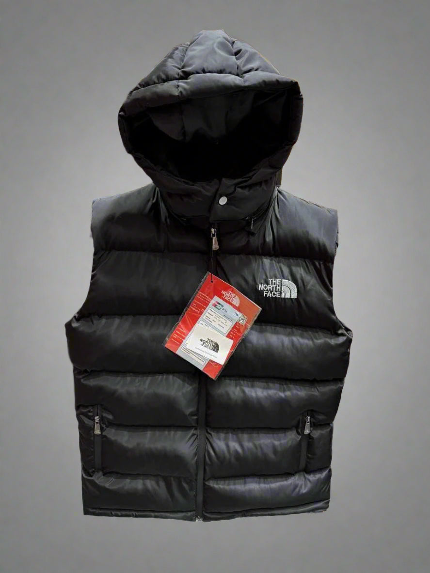 Vesta Neagră cu Glugă – The North Face