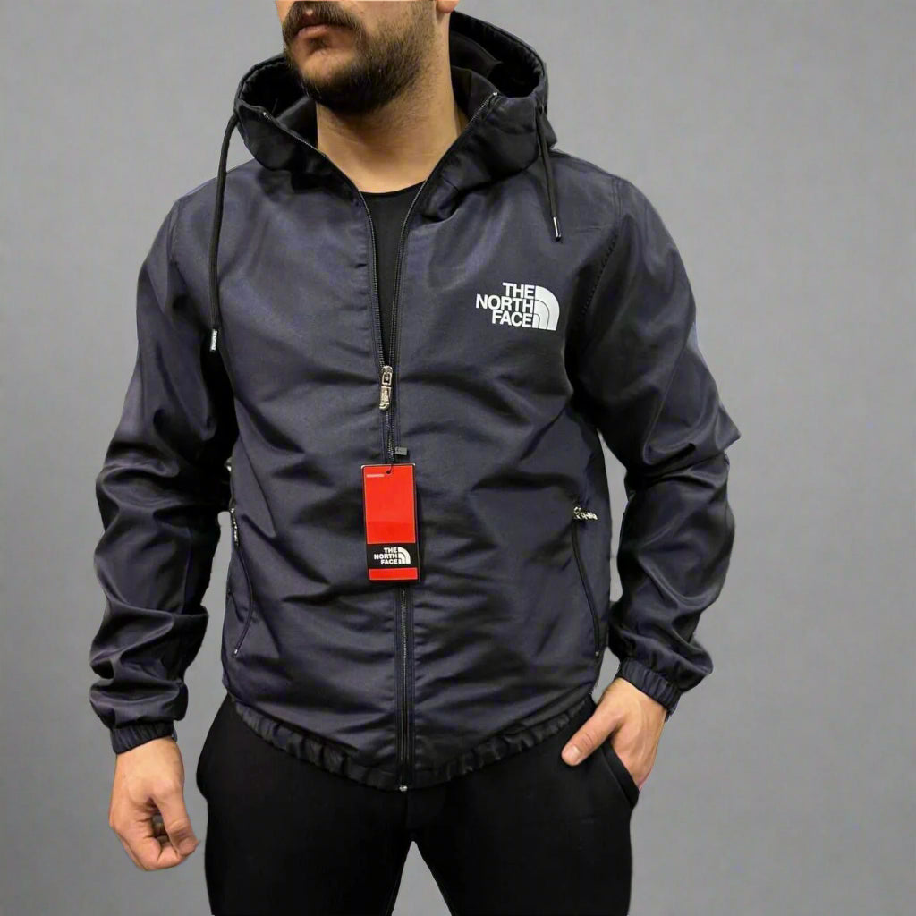 Geacă Neagră cu Glugă – The North Face, Bărbați