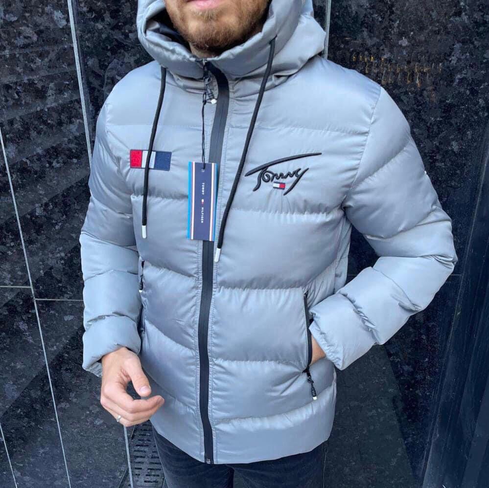 Geacă Tommy Hilfiger, Bărbați Albastru