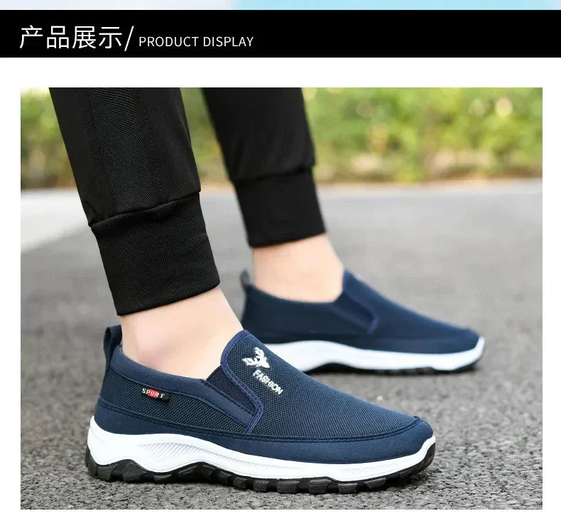 Men Casual Sneakers 2024 Spring New Lightweight Male Tennis Shoes Men Sneakers Soft Mesh Casual Shoes Outdoor Anti-Slip Shoes