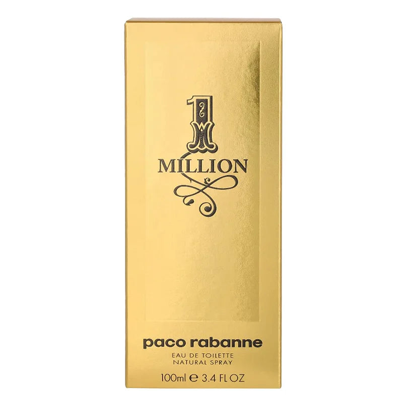 1 Million By Paco Rabanne For Men's Eau De Toilette TESTER 3.4 fl oz 100 ml Men's Cologne New in Box USA