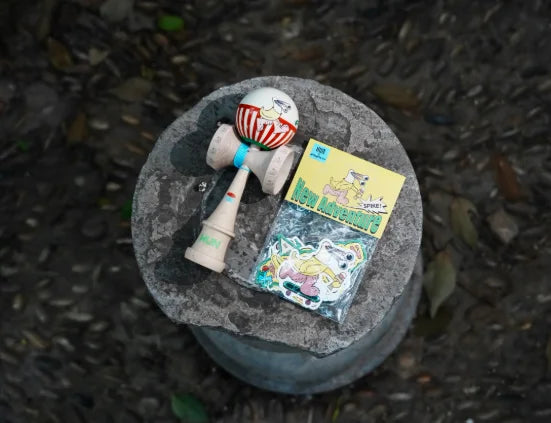 Original Hun Kendama Beginner Professionals Kendama Maple Fagus Sylvatica Material Accord With KWC Relieve Stress Portable Gifts