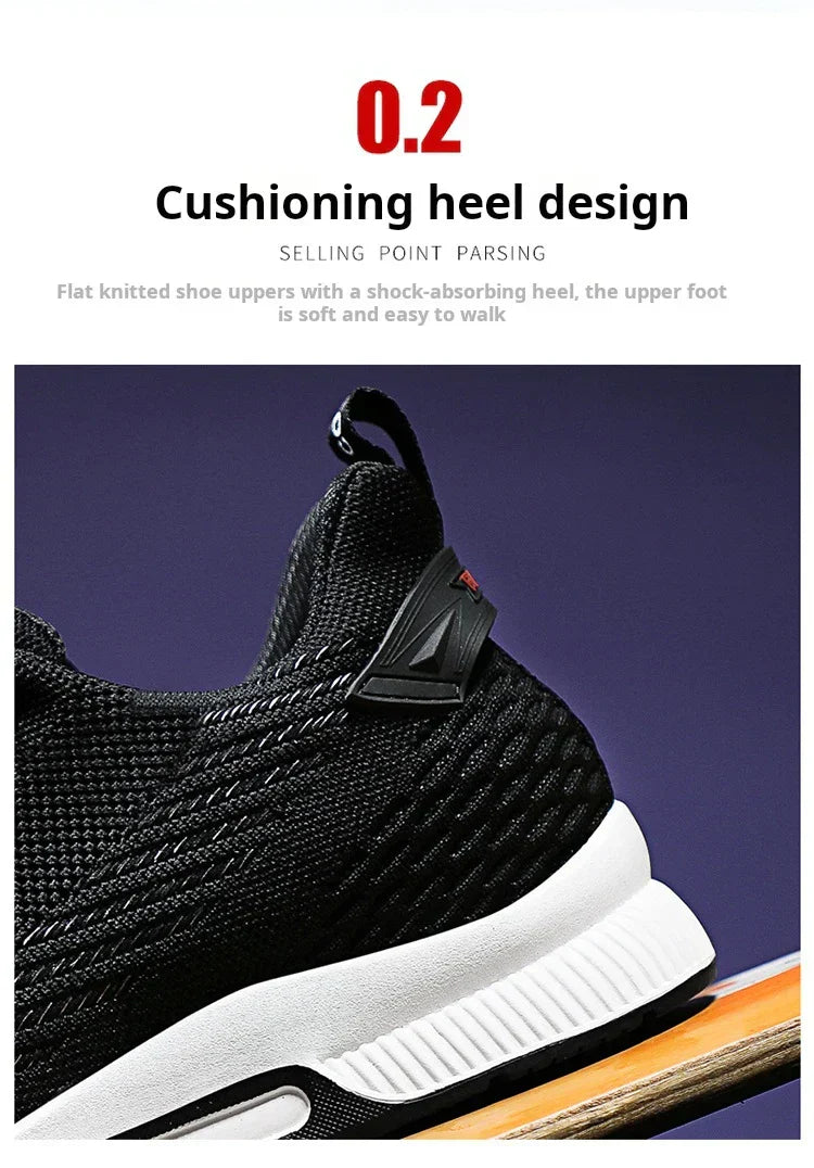 New Sneakers Man Elevator Shoes Height Increase Shoes for Men Insoles 8CM Mesh Breathable Sports Heightening Footwear Tall Shoes