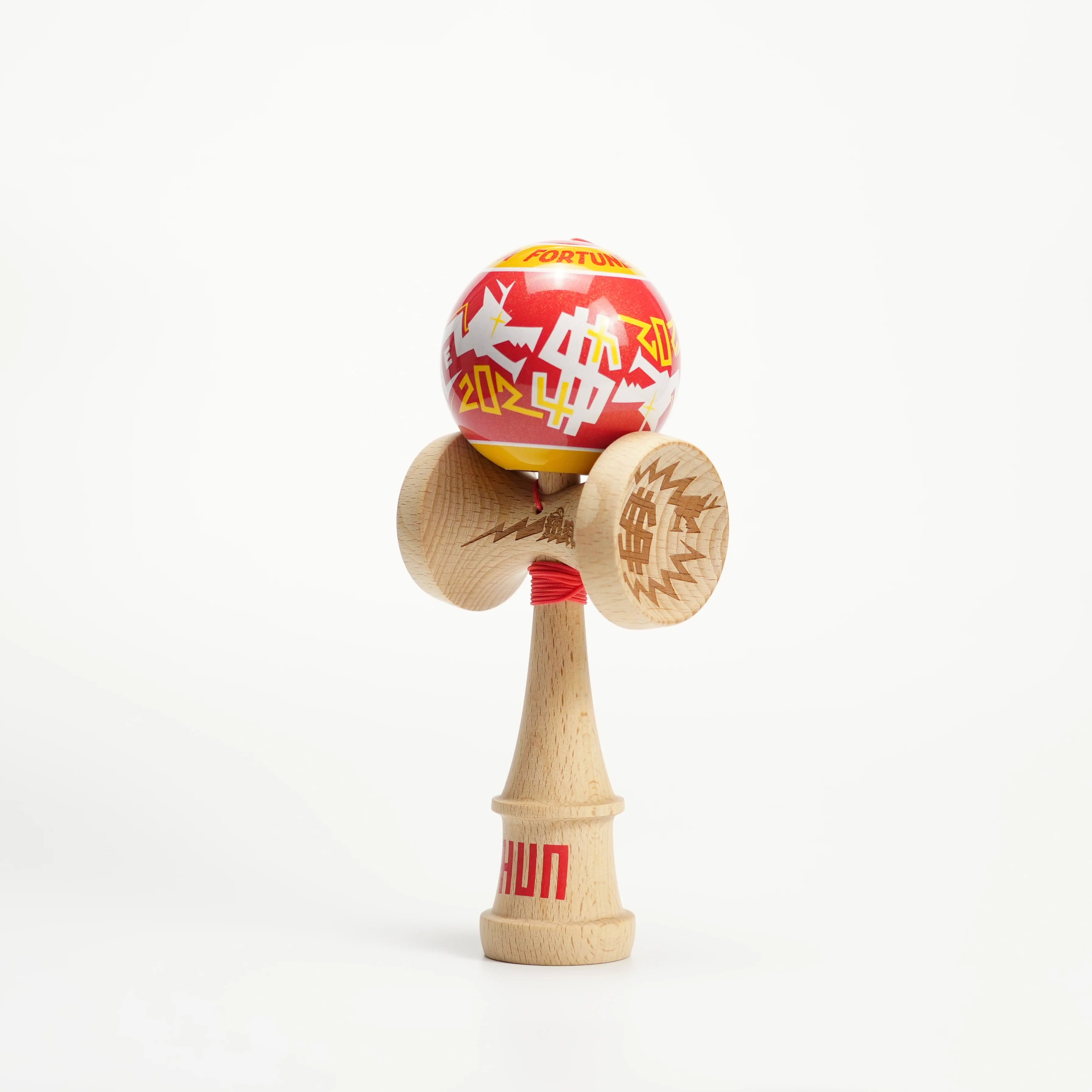 Original Hun Kendama Beginner Professionals Kendama Maple Fagus Sylvatica Material Accord With KWC Relieve Stress Portable Gifts
