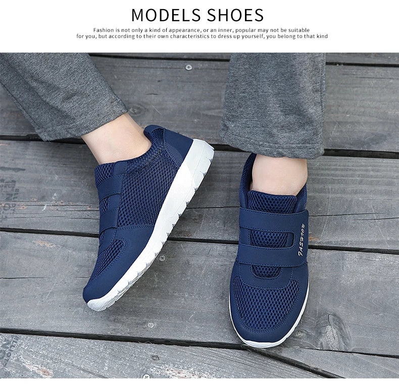 Men Mesh Sneakers Breathable Sport Running Jogging Shoes Comfort Walking Lightweight Flats Vulcanize Tenis Shoes Footwear