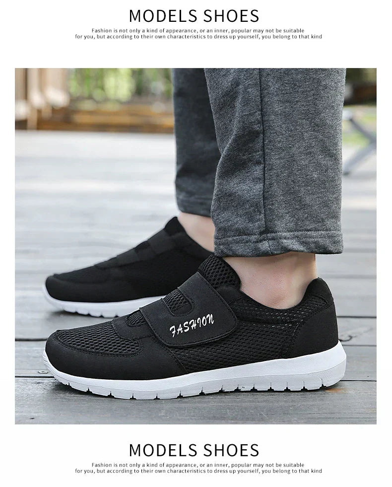 Men Mesh Sneakers Breathable Sport Running Jogging Shoes Comfort Walking Lightweight Flats Vulcanize Tenis Shoes Footwear