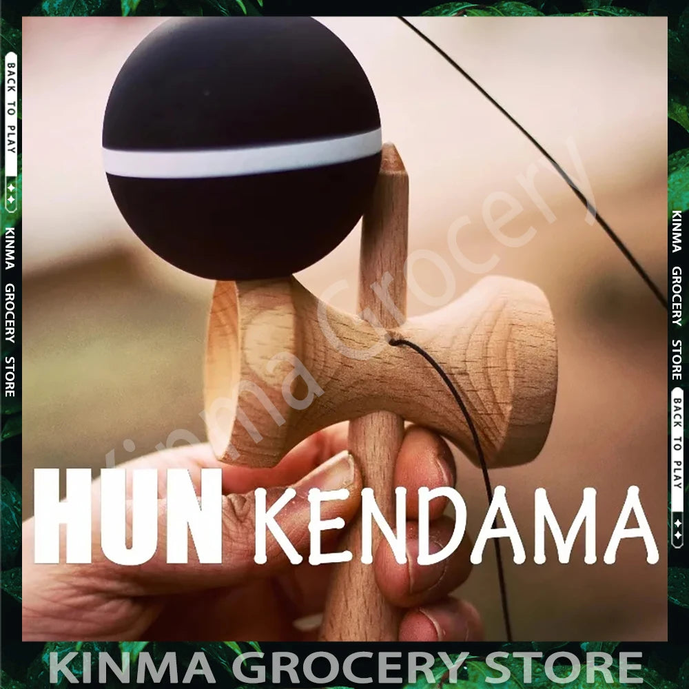 Original Hun Kendama Beginner Professionals Kendama Fagus Sylvatica Material Custom Accord With KWC New Kylin Model Kendama