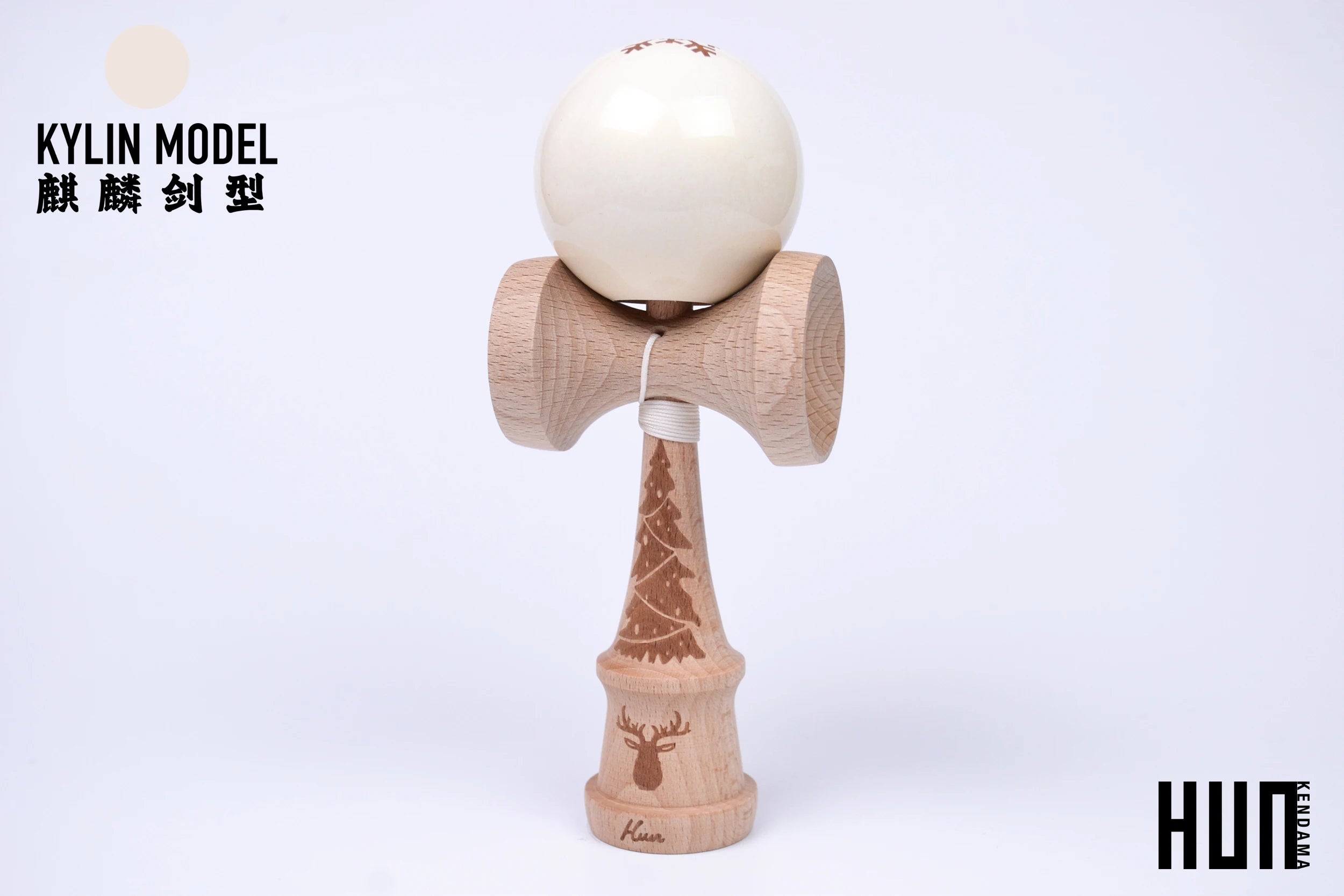 Original Hun Kendama Beginner Professionals Kendama Fagus Sylvatica Material Custom Accord With KWC New Kylin Model Kendama