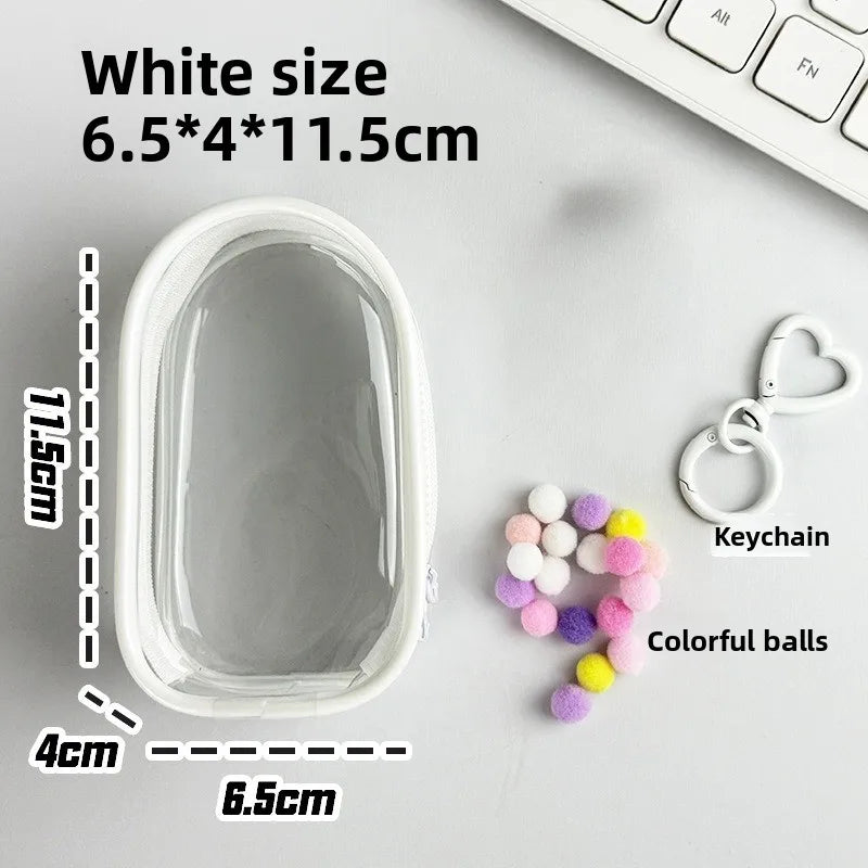 Labubu4.0 Waterproof Protective Cover Labubu Fourth-generation Dust-proof Storage Protective Cover Transparent Baby Bag