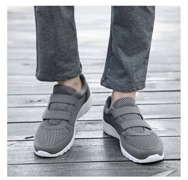 Men Mesh Sneakers Breathable Sport Running Jogging Shoes Comfort Walking Lightweight Flats Vulcanize Tenis Shoes Footwear