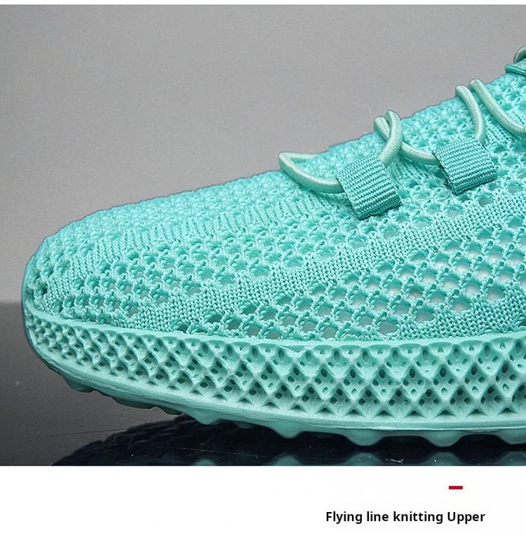 Summer Men Sports Shoes Mesh Breathable Casual Shoes 2024 New Outdoor Large Jogging Sports Shoes Men Vulcanized Shoes