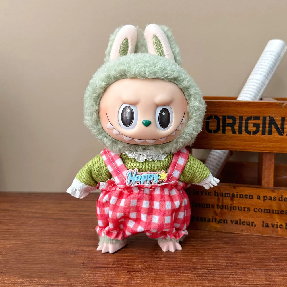 Plush Doll Multiple Styles Clothing Set For Labubu Outfit Accessories Trendy Clothing Girl Gift