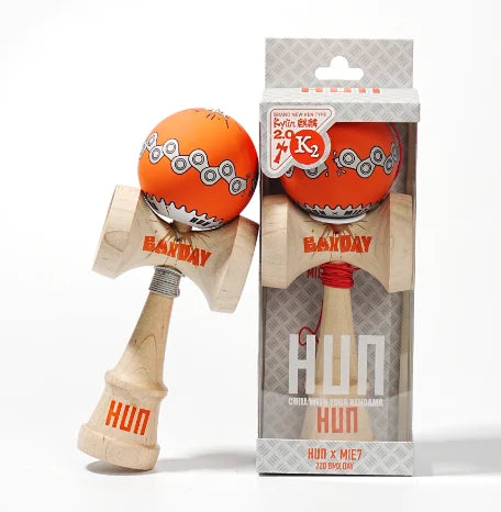 Original Hun Kendama Beginner Professionals Kendama Maple Fagus Sylvatica Material Accord With KWC Relieve Stress Portable Gifts