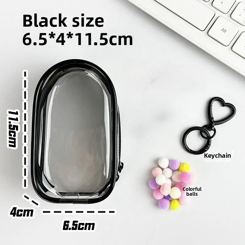 Labubu4.0 Waterproof Protective Cover Labubu Fourth-generation Dust-proof Storage Protective Cover Transparent Baby Bag