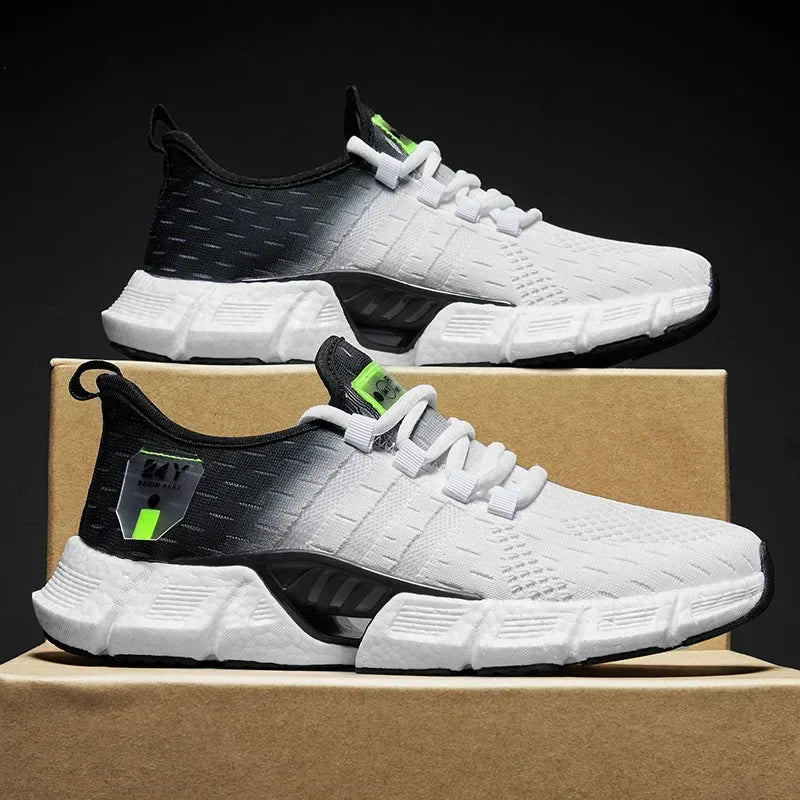 Pantofi ocazional pentru bărbați, ușori, de modă, pantofi de alergare, respirabili, pantofi de tenis, comozi, pantofi sport pentru jogging în aer liber