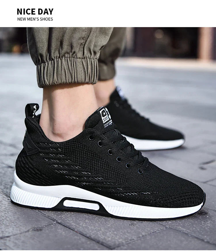 New Sneakers Man Elevator Shoes Height Increase Shoes for Men Insoles 8CM Mesh Breathable Sports Heightening Footwear Tall Shoes