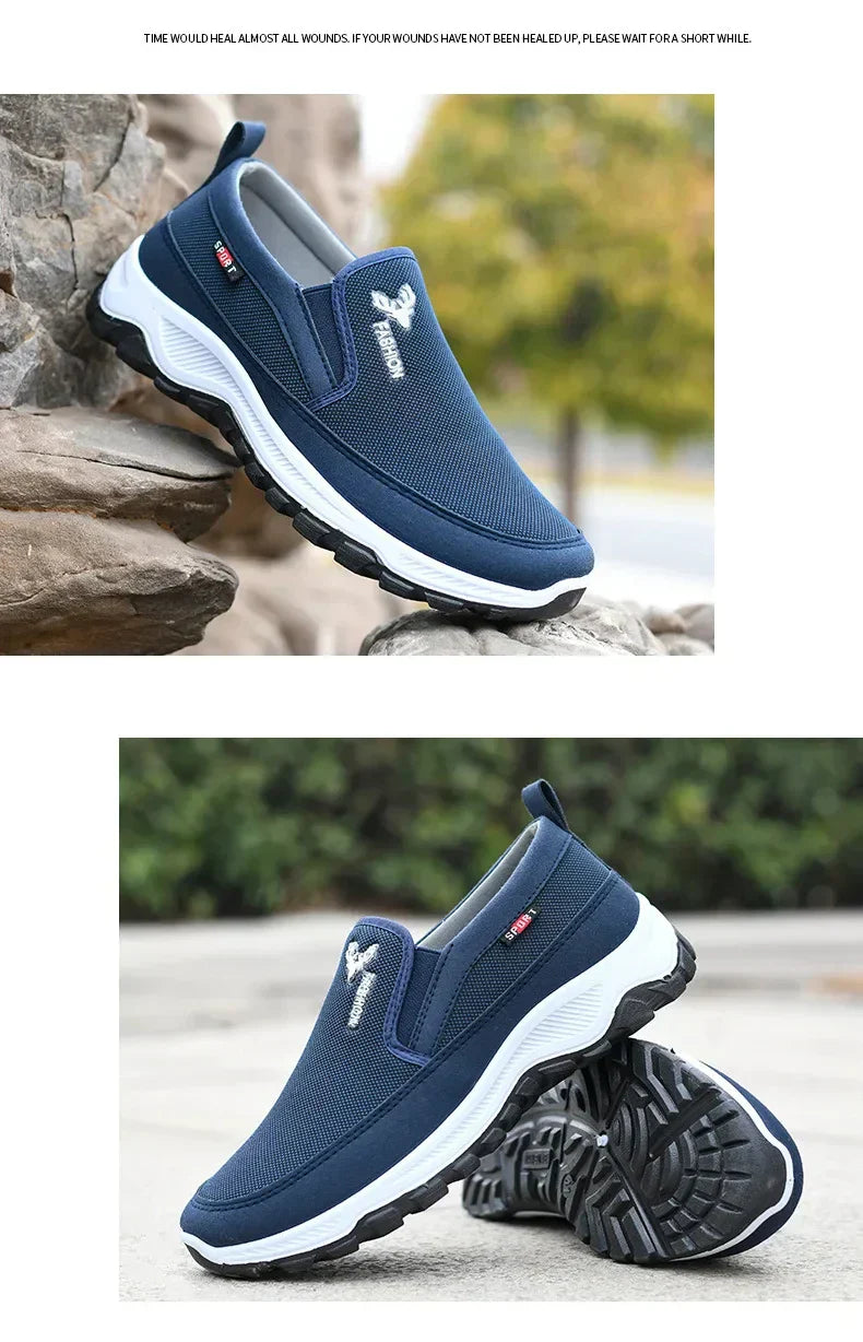 Men Casual Sneakers 2024 Spring New Lightweight Male Tennis Shoes Men Sneakers Soft Mesh Casual Shoes Outdoor Anti-Slip Shoes