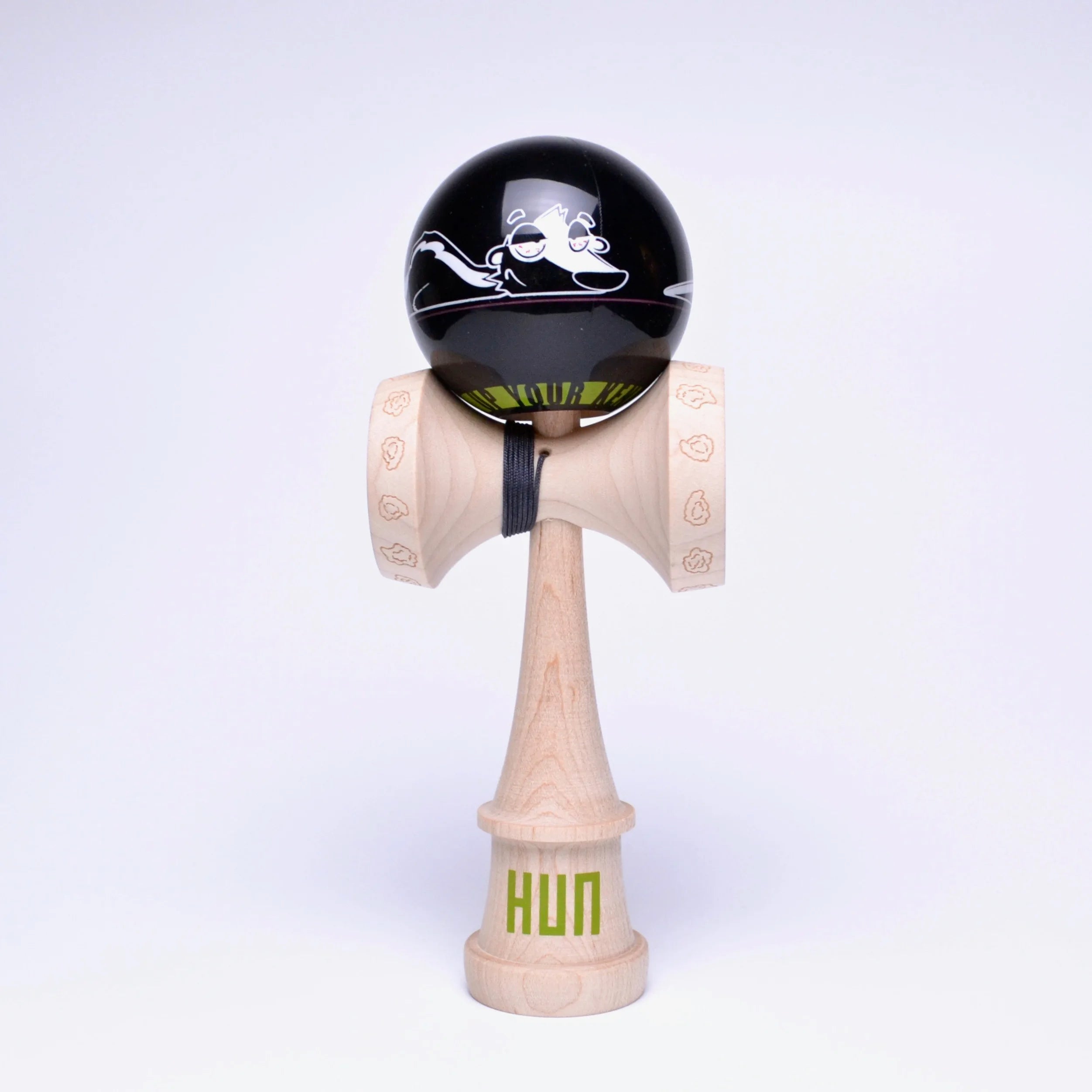Original Hun Kendama Beginner Professionals Kendama Maple Fagus Sylvatica Material Accord With KWC Relieve Stress Portable Gifts