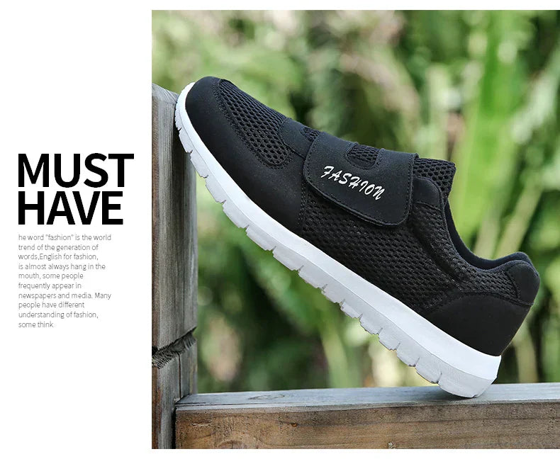 Men Mesh Sneakers Breathable Sport Running Jogging Shoes Comfort Walking Lightweight Flats Vulcanize Tenis Shoes Footwear