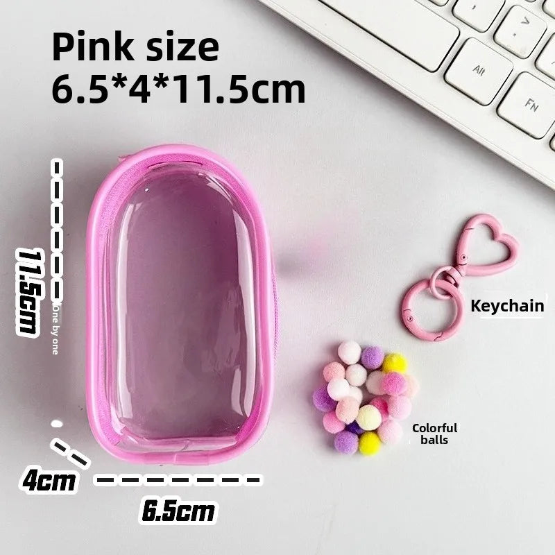 Labubu4.0 Waterproof Protective Cover Labubu Fourth-generation Dust-proof Storage Protective Cover Transparent Baby Bag