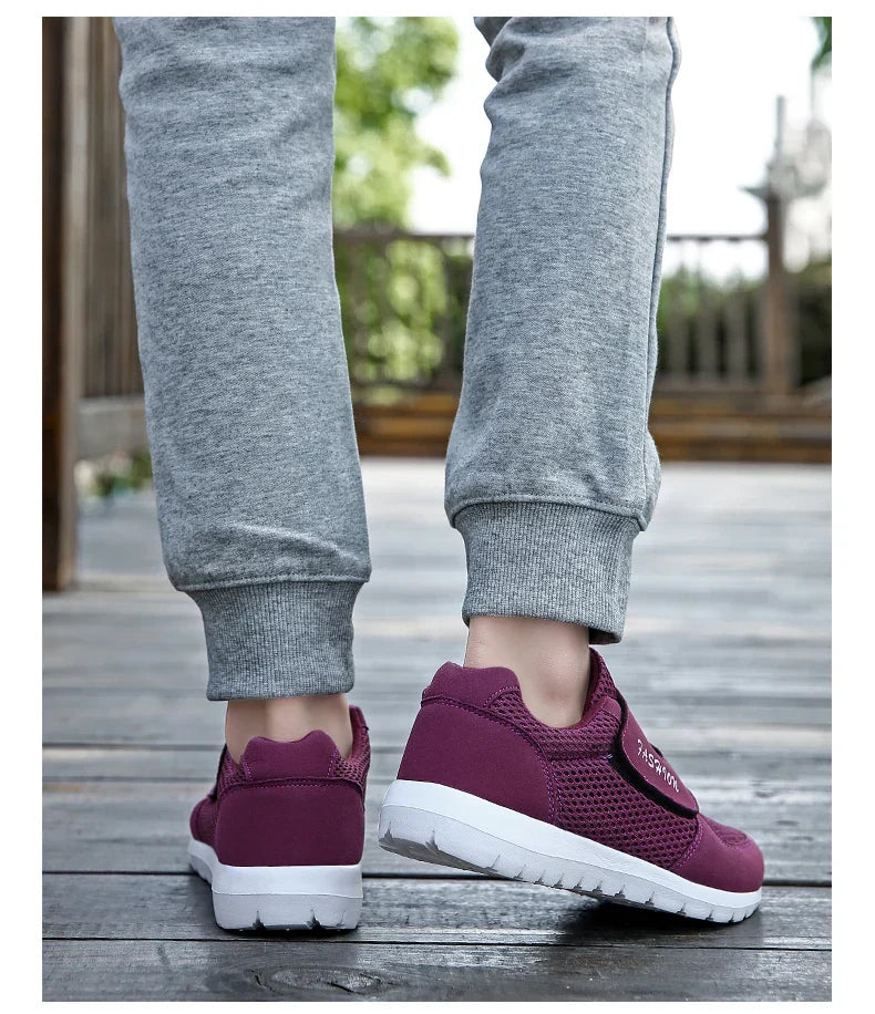 Men Mesh Sneakers Breathable Sport Running Jogging Shoes Comfort Walking Lightweight Flats Vulcanize Tenis Shoes Footwear