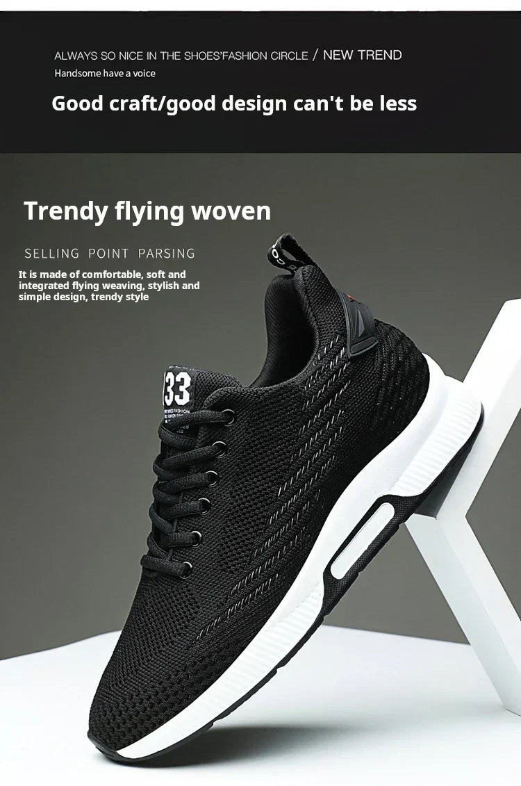 New Sneakers Man Elevator Shoes Height Increase Shoes for Men Insoles 8CM Mesh Breathable Sports Heightening Footwear Tall Shoes