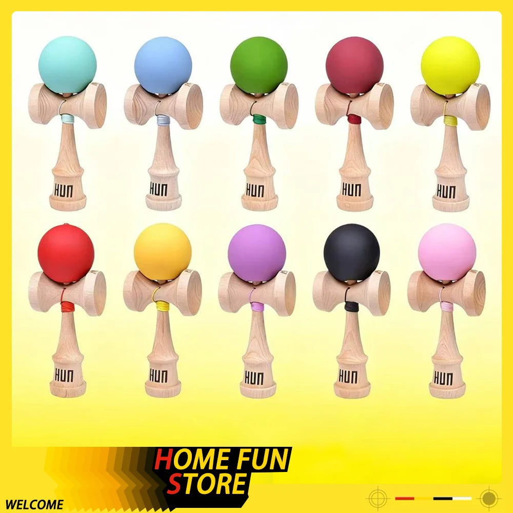 Wholesale Original HunKendama Beginner Professionals Kendama Fagus Sylvatica Material Accord With KWC Kylin Model Kendama Gifts