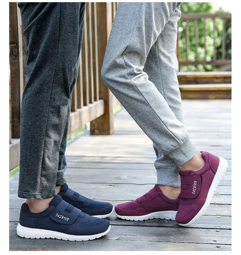 Men Mesh Sneakers Breathable Sport Running Jogging Shoes Comfort Walking Lightweight Flats Vulcanize Tenis Shoes Footwear