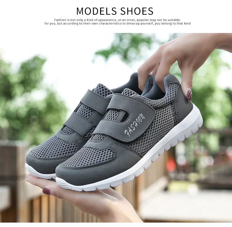 Men Mesh Sneakers Breathable Sport Running Jogging Shoes Comfort Walking Lightweight Flats Vulcanize Tenis Shoes Footwear