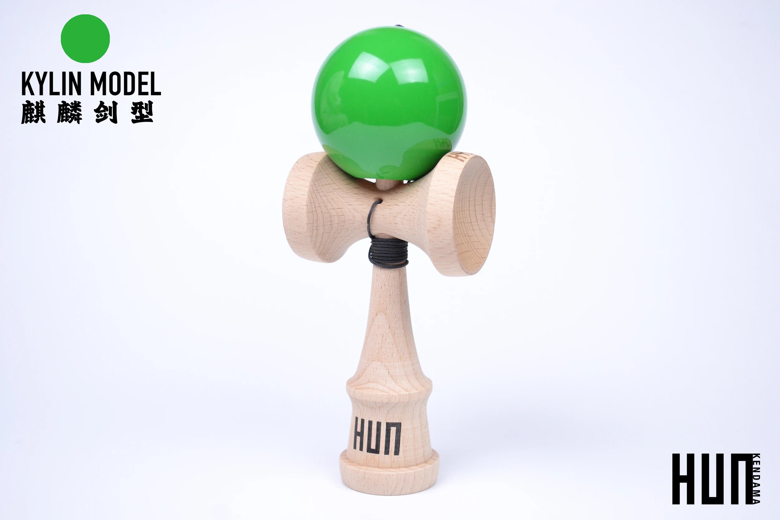 Spot Goods Hun Kendama Novice Beginners Kylin Model Viscous Paint Customized Professional Competitive Competition Kendama Gifts