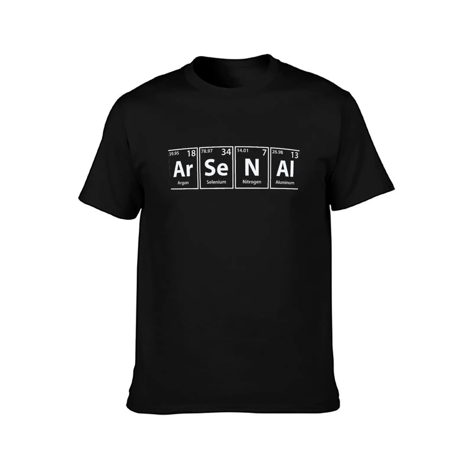Arsenal (Ar-Se-N-Al) Periodic Elements Spelling T-Shirt graphic shirts valentines clothes man clothes luxury clothes men