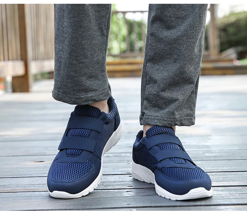Men Mesh Sneakers Breathable Sport Running Jogging Shoes Comfort Walking Lightweight Flats Vulcanize Tenis Shoes Footwear