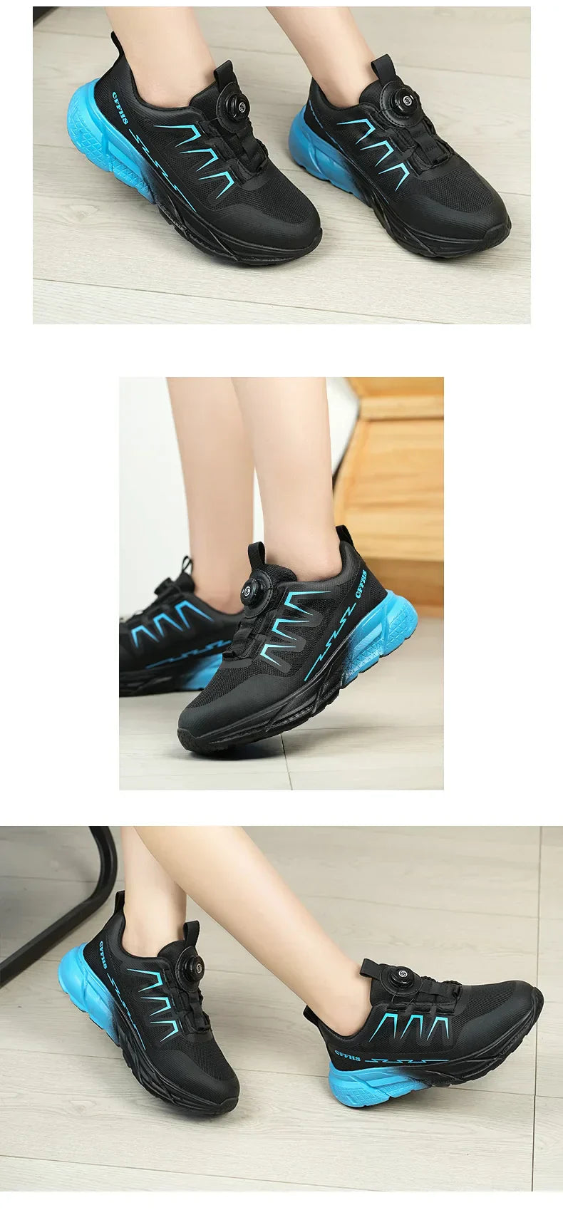 Rotating Buttons Work Safety Shoes For Women Men Steel Toe Shoes Puncture-Proof Women Work Sneakers Lightweight Protective Shoes