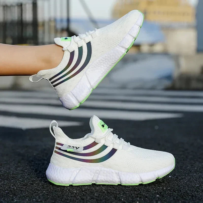 Men Casual Sports Shoes Breathable Lightweight Sneakers Summer Outdoor Tennis Running Walking Shoes Male Vulcanized Shoes Man