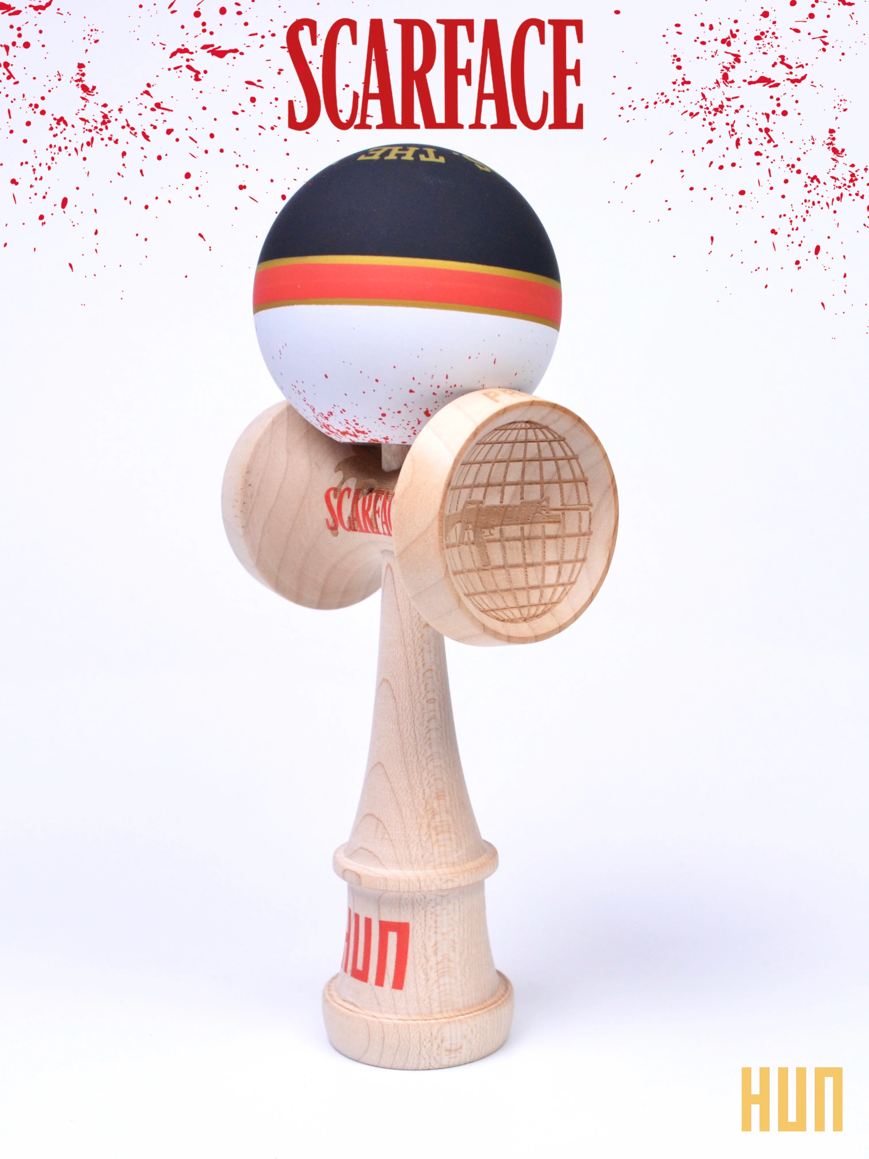 Original Hun Kendama Beginner Professionals Kendama Maple Fagus Sylvatica Material Accord With KWC Relieve Stress Portable Gifts