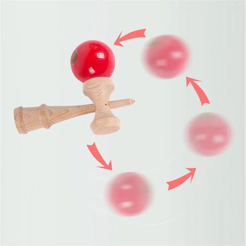Children's Adult Outdoor Sports Competition Skill Ball Exercise Hand-eye Coordination Toy Japanese Wooden Kendama Ball Toys