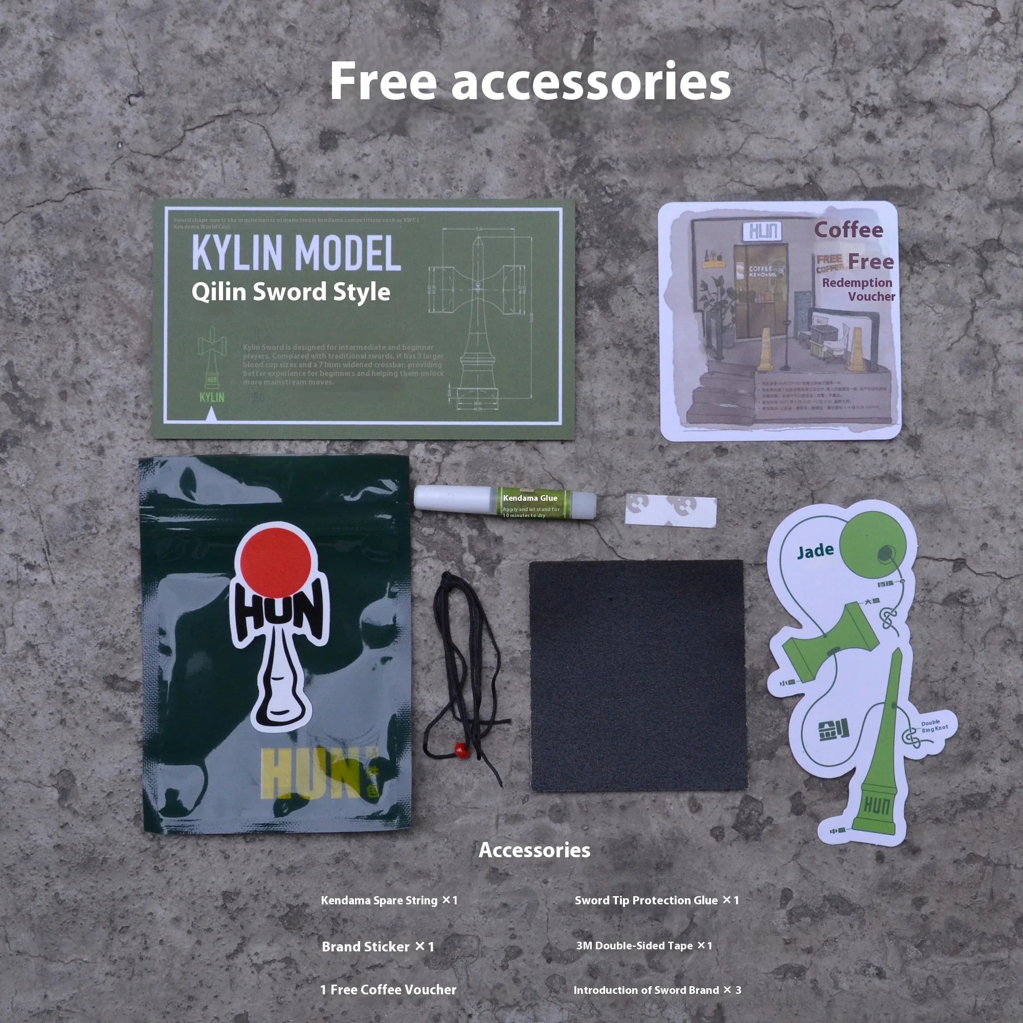 Wholesale Original HunKendama Beginner Professionals Kendama Fagus Sylvatica Material Accord With KWC Kylin Model Kendama Gifts