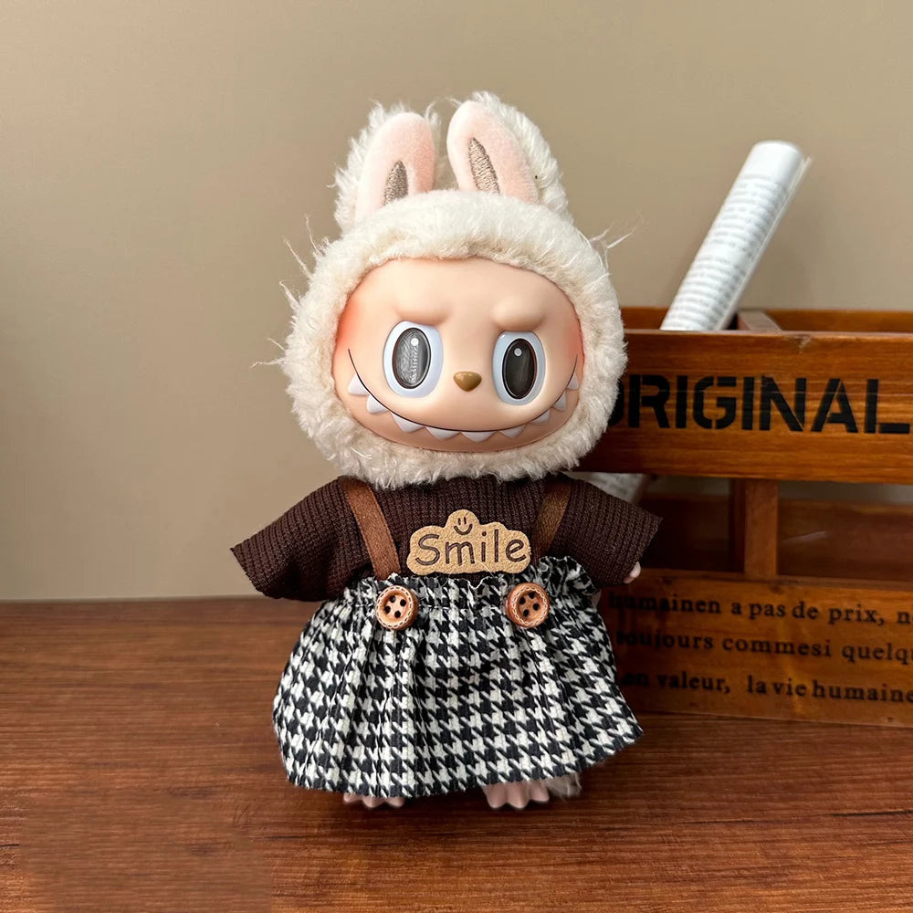 Plush Doll Multiple Styles Clothing Set For Labubu Outfit Accessories Trendy Clothing Girl Gift