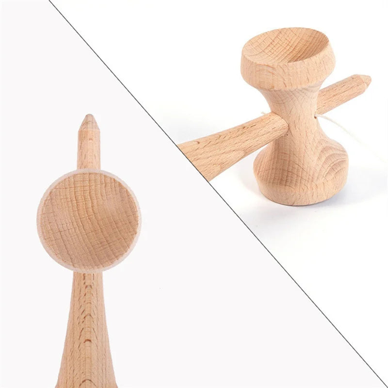 Children's Adult Outdoor Sports Competition Skill Ball Exercise Hand-eye Coordination Toy Japanese Wooden Kendama Ball Toys