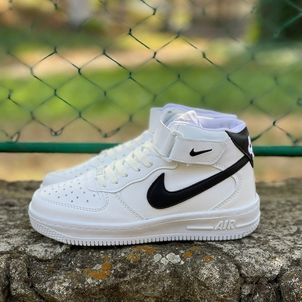 AF1 High Alb-Negru