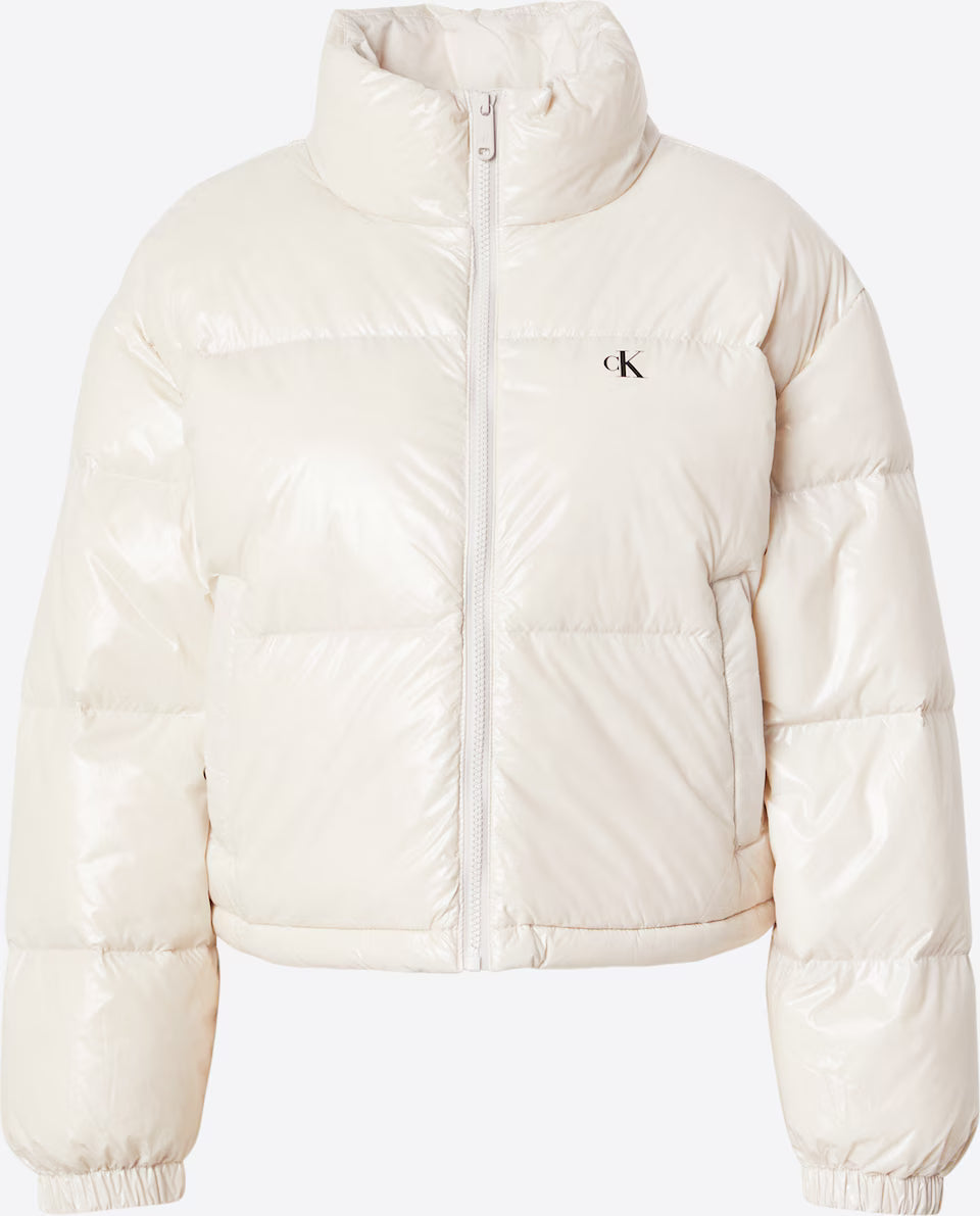 Geacă de iarnă Calvin Klein Jeans pe Alb 