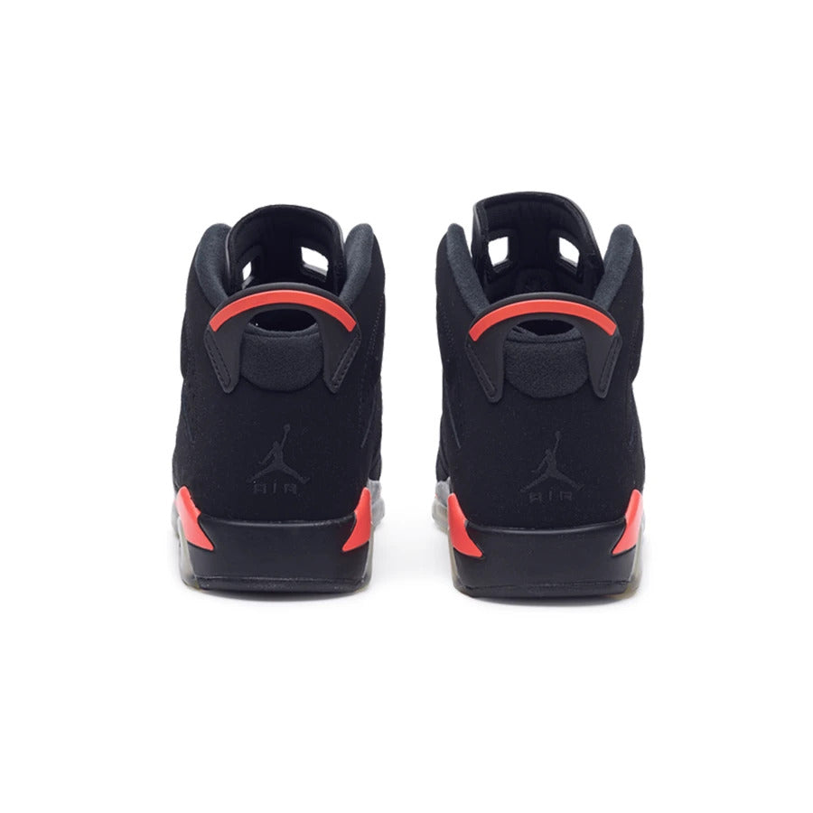 Jordan 6 Retro Infrared Black Red 2014 GS (384665-023) Youth Size 6Y-7Y For Men Comfortable High-Top, Anti-Slip And Wear-Resistant Basketball Shoes And Sports Shoes Daily Wear For Hiking In Summer