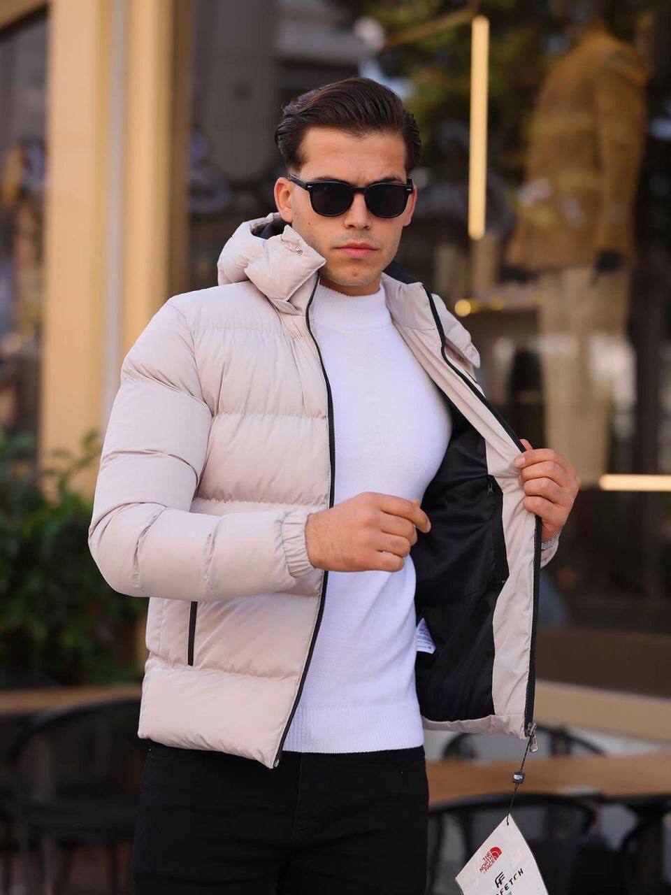 Geaca barbati North Face Crem