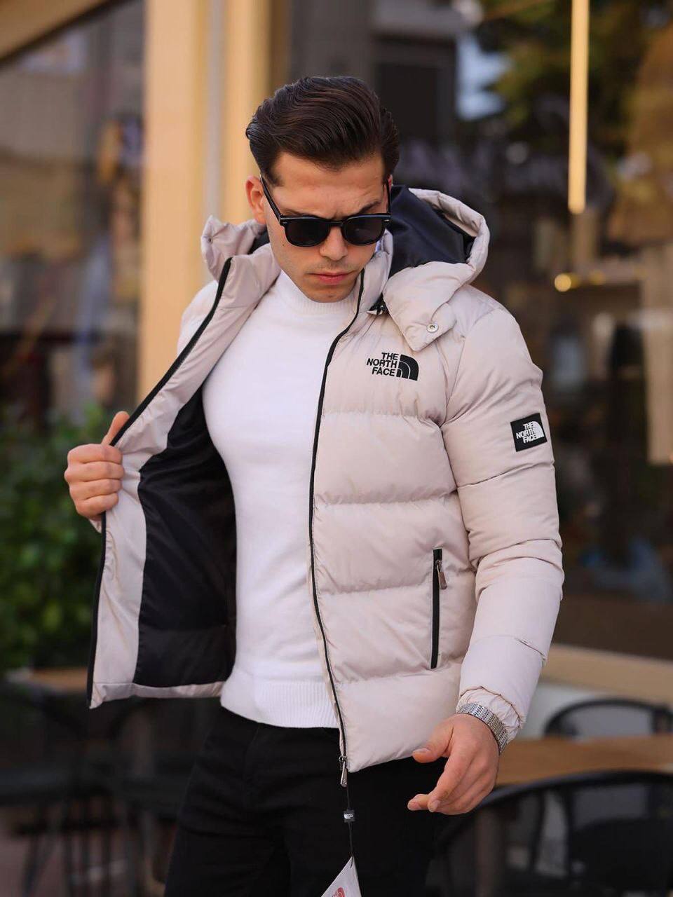 Geaca barbati North Face Crem